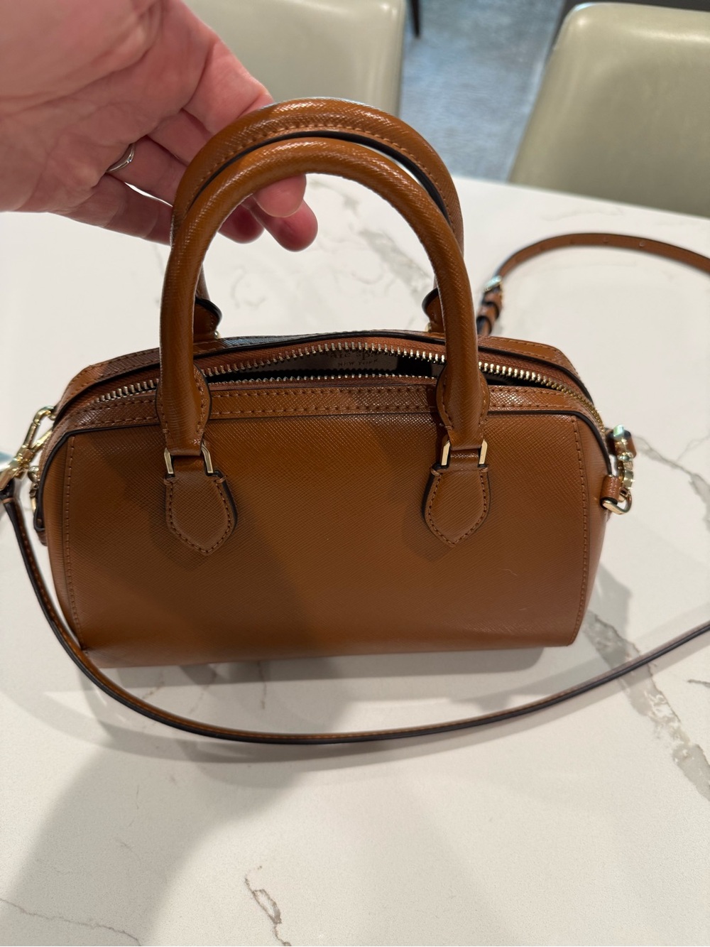 kate spade Small Dome Satchel with Matching Wallet in Saffiano Leather - Picture 5 of 15